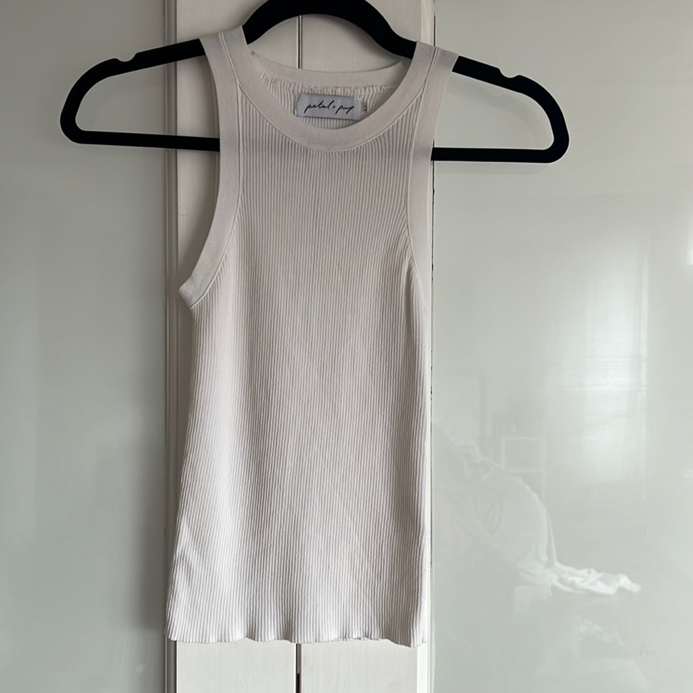 Petal + Pup Blank Ribbed Tank Top